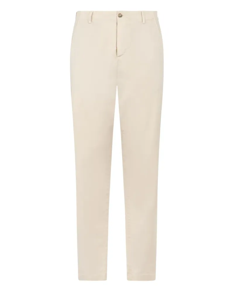 Boglioli Stückgefärbte Hose - Weiß Weiß
