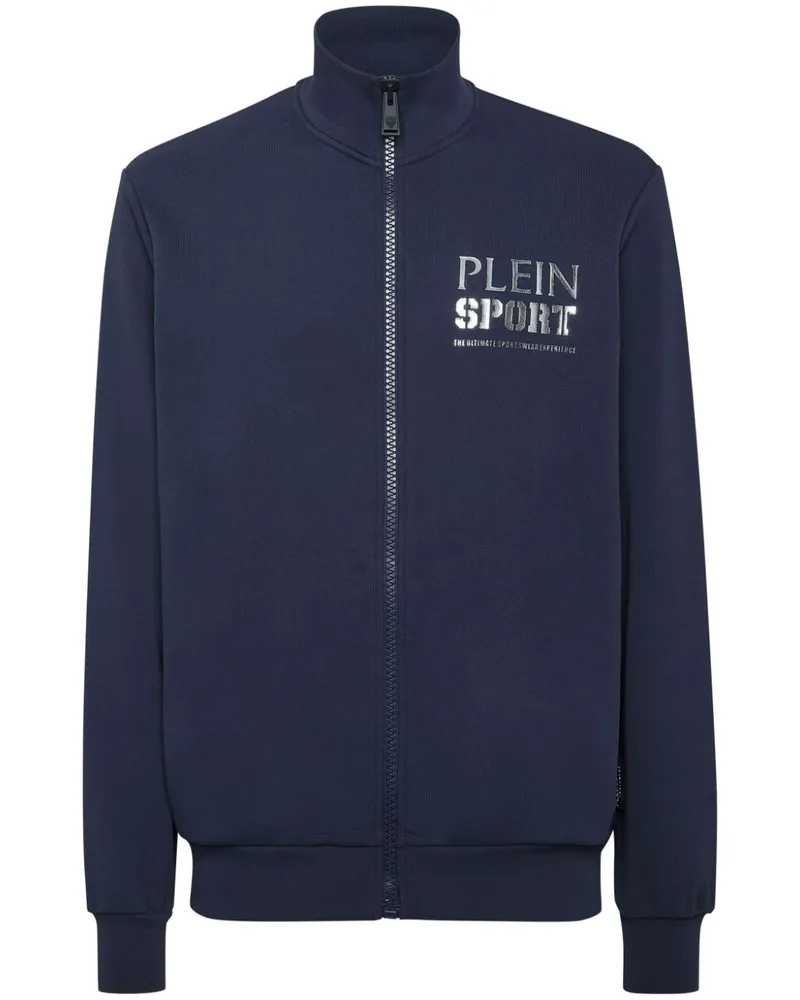 Philipp Plein Tiger Sweatshirt mit Reißverschluss - Blau Blau