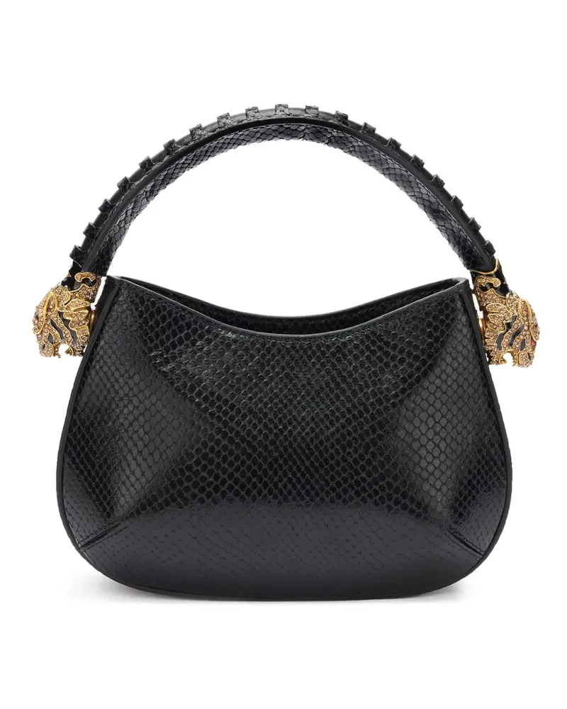 Roberto Cavalli Roar Schultertasche - Schwarz Schwarz