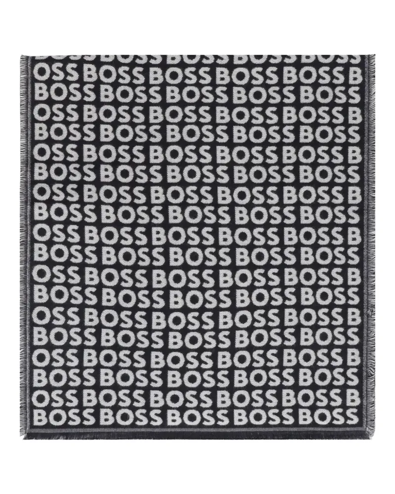 HUGO BOSS jacquard scarf - Blau Blau