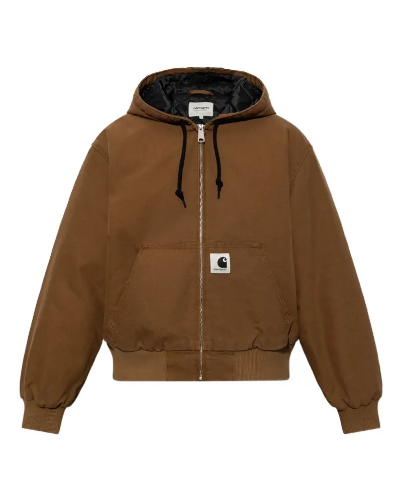 Carhartt WIP Active Jacke mit Logo-Patch - Braun Braun