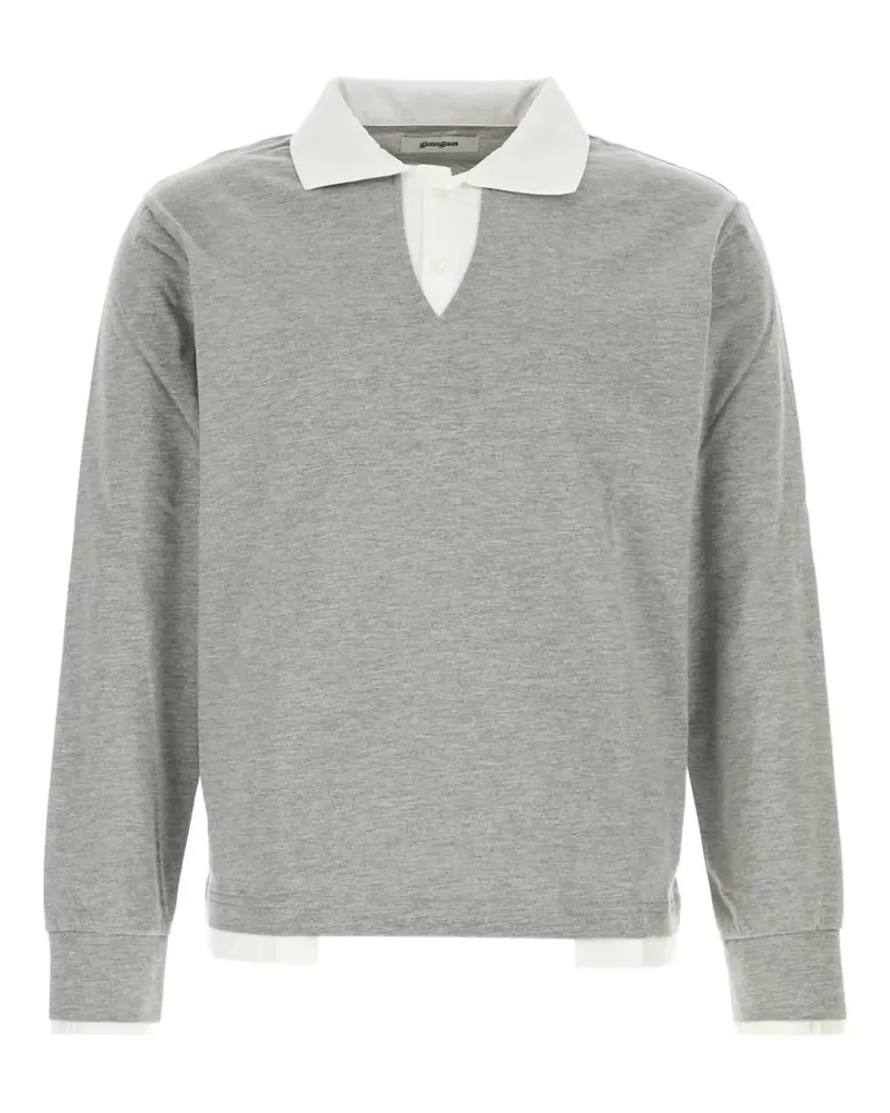 GIMAGUAS Luis Poloshirt mit langen Ärmeln - Grau Grau