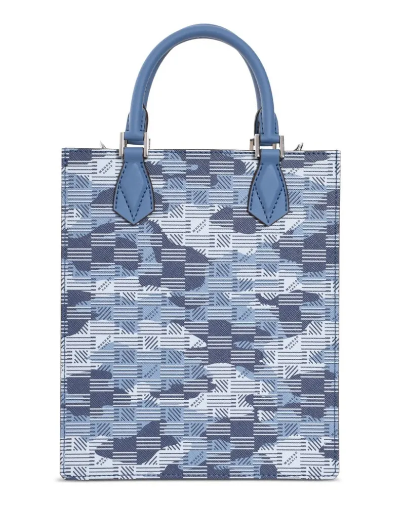 Moreau Paris Handtasche mit Print - Blau Blau
