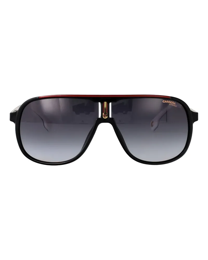 Carrera 1007/S Sonnenbrille mit Shield-Gestell - Schwarz Schwarz
