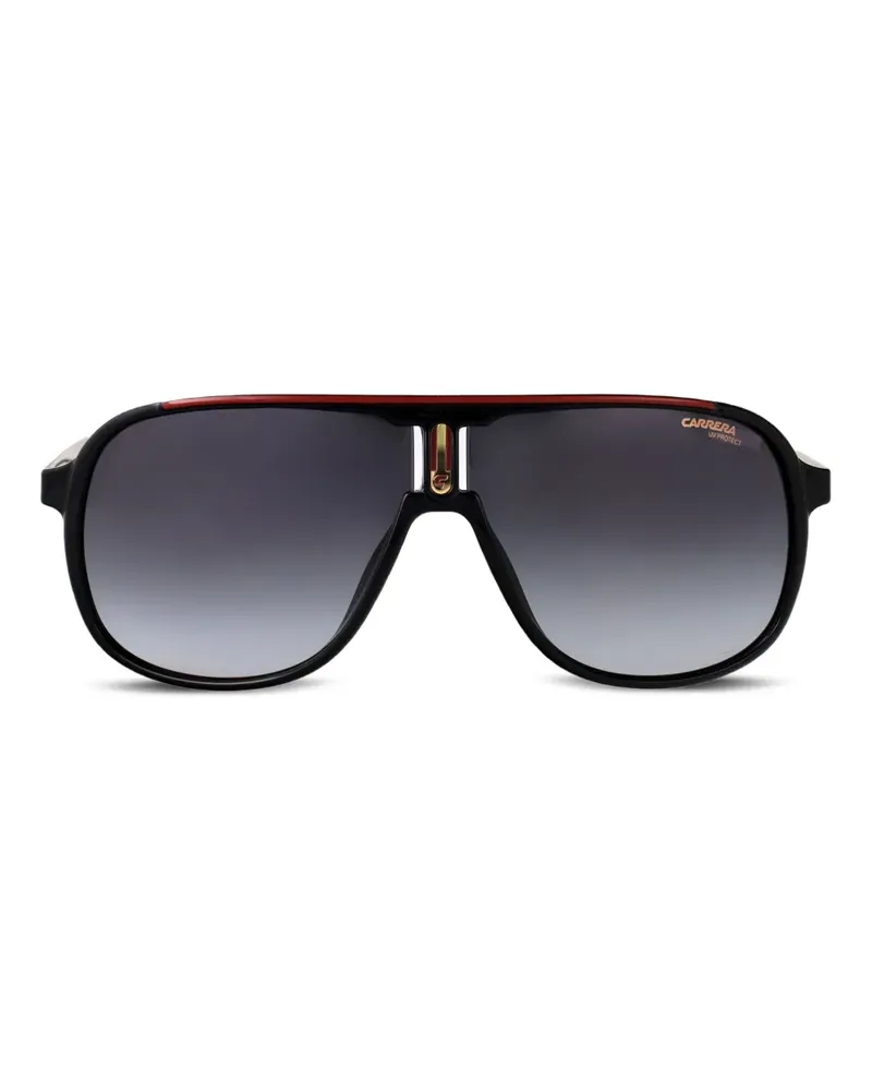 Carrera 1007/S Sonnenbrille mit Shield-Gestell - Schwarz Schwarz