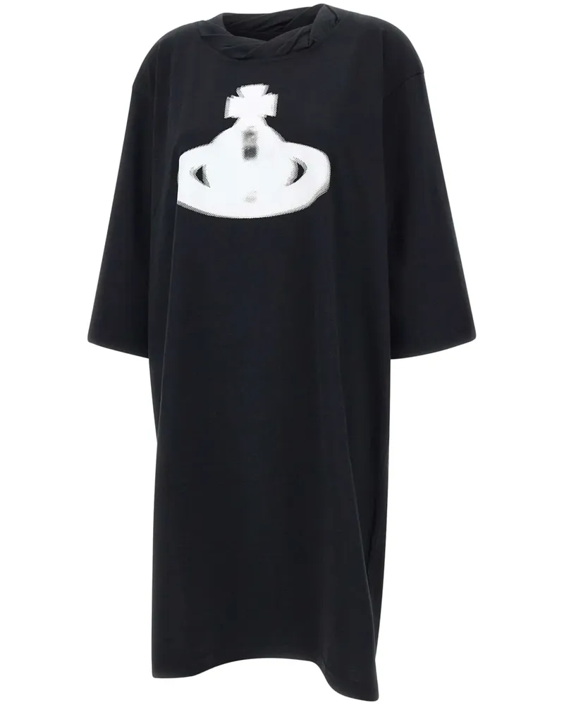 Vivienne Westwood Kleid mit Orb-Motiv - Schwarz Schwarz