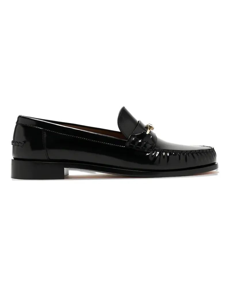 Ferragamo gold-tone loafers - Schwarz Schwarz