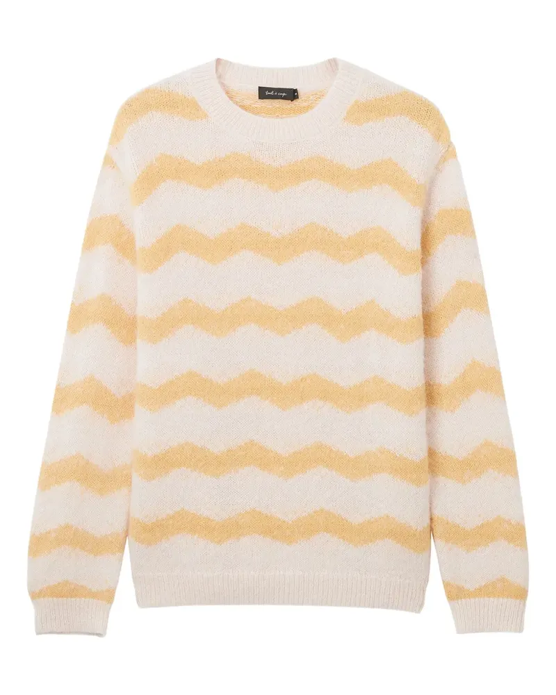 Tout a Coup zig-zag sweater - Nude Nude