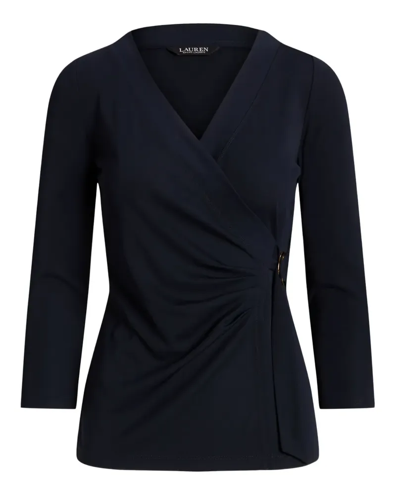 Ralph Lauren wrap-tie blouse - Blau Blau