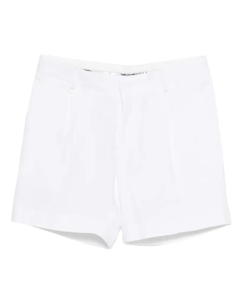 Karl Lagerfeld pressed-crease shorts - Weiß Weiß