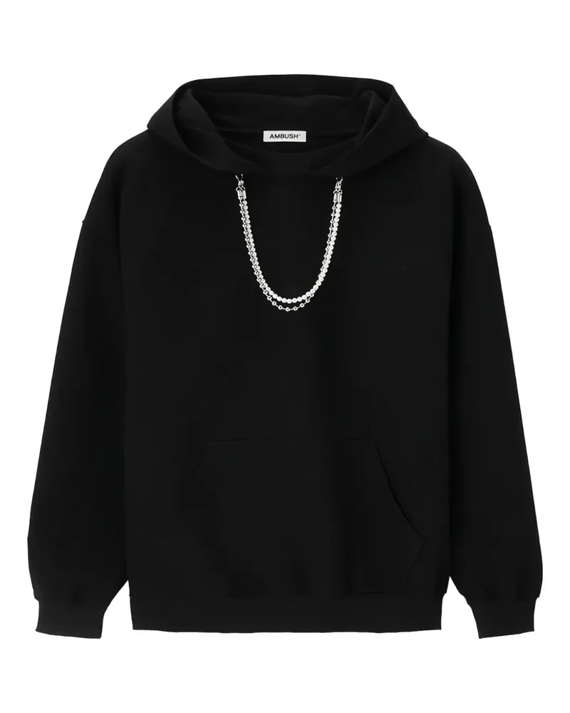 AMBUSH Hoodie mit Kettendetail - Schwarz Schwarz