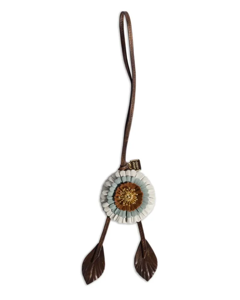 Miu Miu Trick aus Leder mit Logo-Gravur - Braun Braun