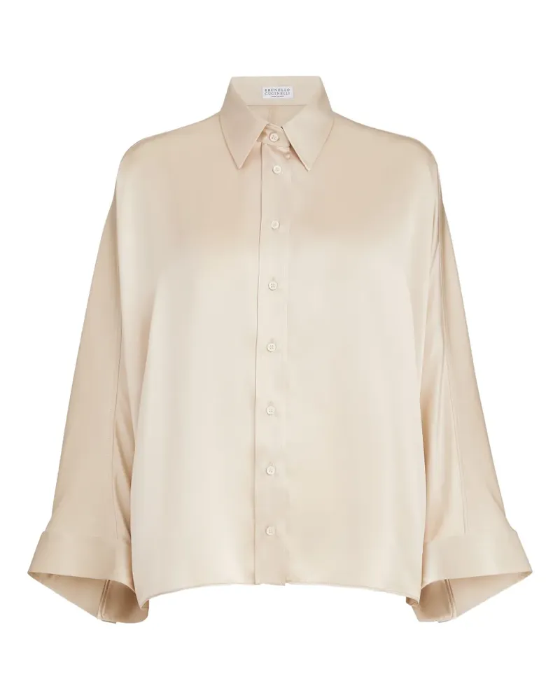 Brunello Cucinelli Langärmeliges Hemd - Nude Nude