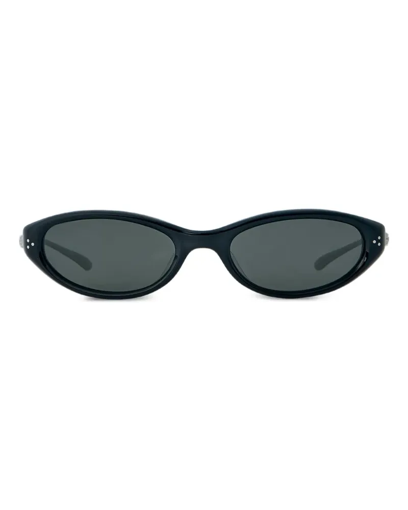 Gentle Monster Crepe 01 Cat-Eye-Sonnenbrille - Schwarz Schwarz