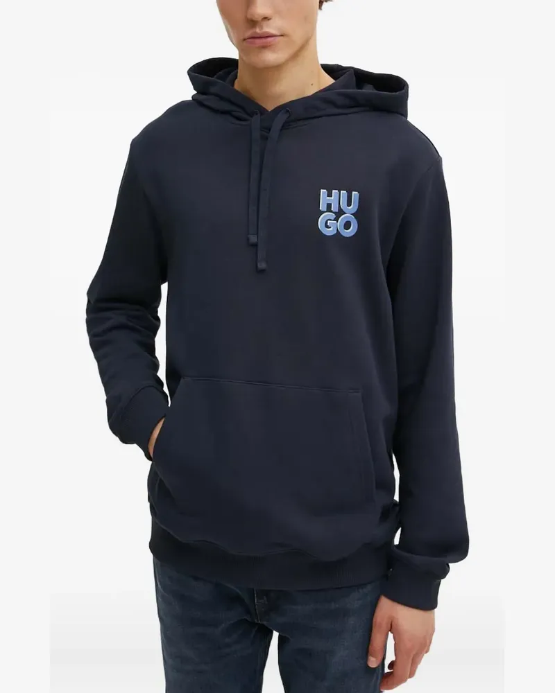 HUGO BOSS Hoodie mit Logo - Blau Blau