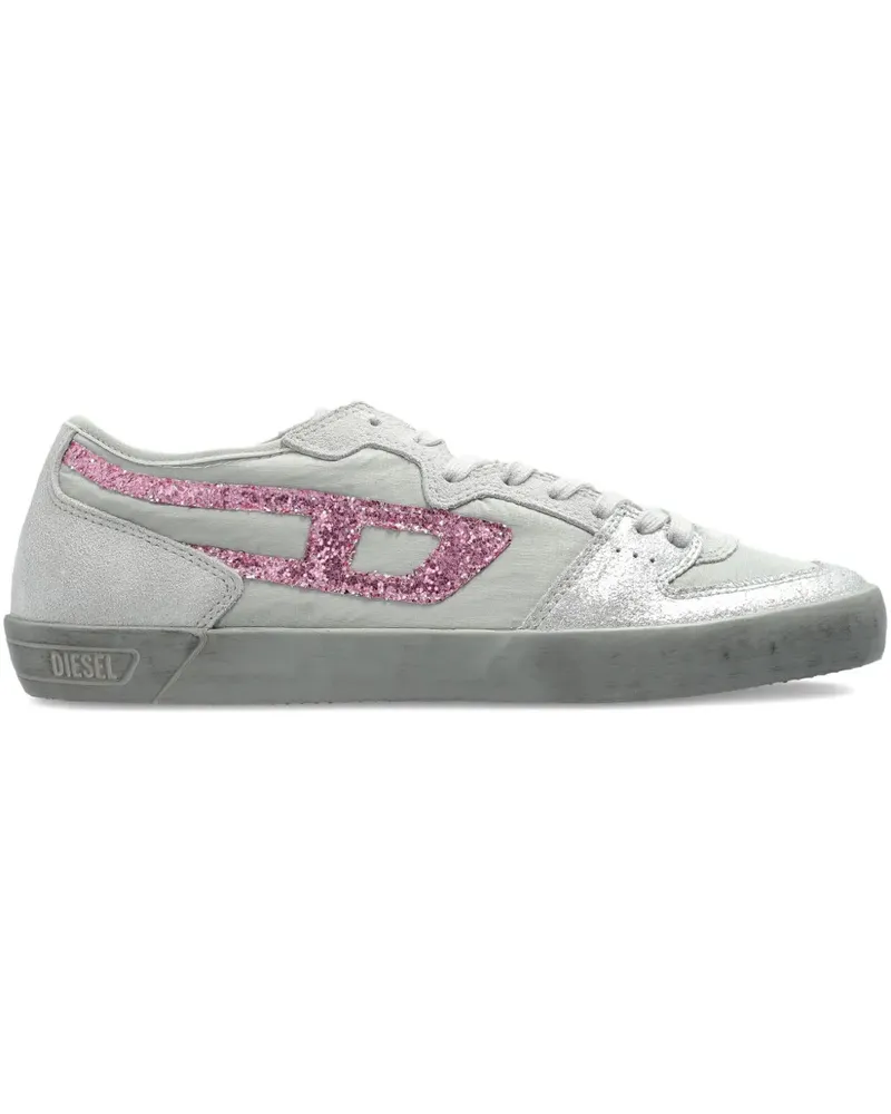 Diesel S-Leroji Sneakers mit Glitterstreifen - Grau Grau