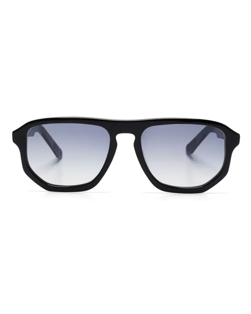 Lesca Maio XL Sonnenbrille - Schwarz Schwarz