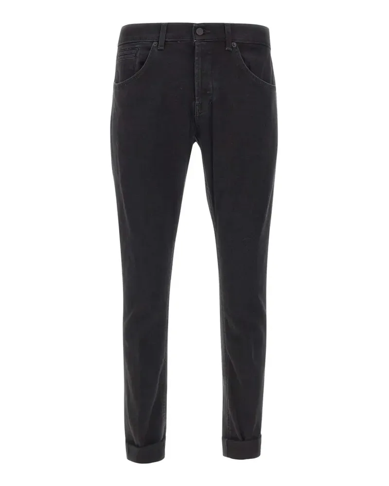 Dondup George five-pocket logo jeans - Schwarz Schwarz