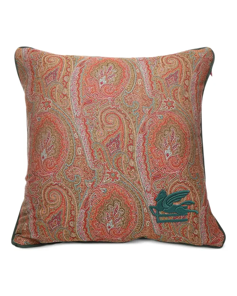 Etro Kissen mit Paisley-Motiv (45cm x 45cm) - Rot Rot