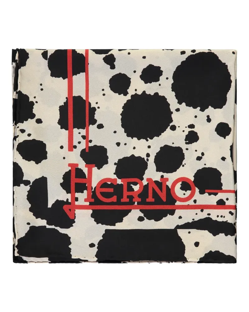 Herno polka-dot scarf - Nude Nude