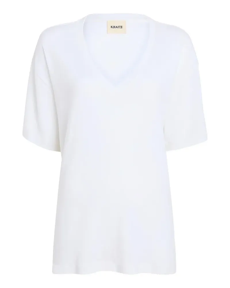 KHAITE Linda T-shirt - Weiß Weiß