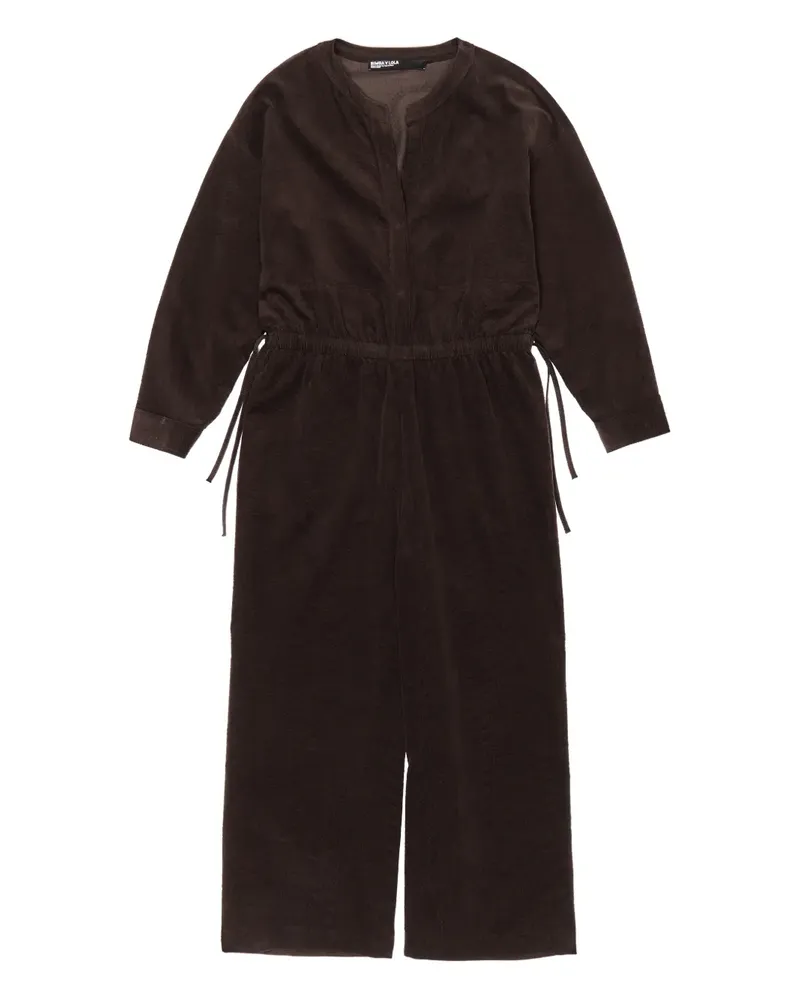 BIMBA Y LOLA Jumpsuit aus Cord mit Kordelzug - Braun Braun