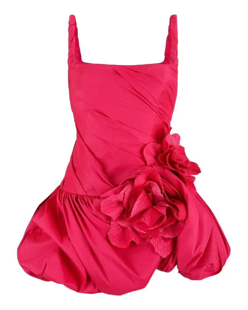 Acler Maxey Minikleid mit Blumen - Rosa Rosa