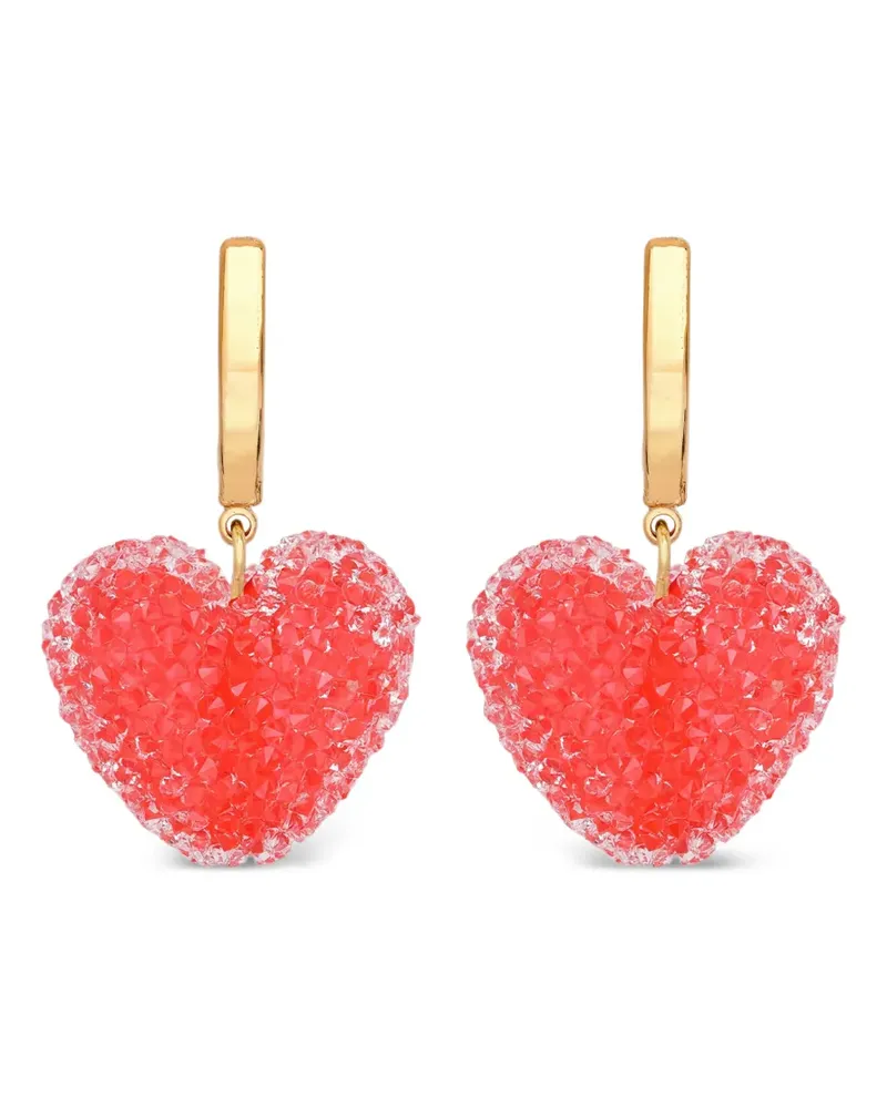 CRYSTAL HAZE Jelly Heart Ohrringe - Gold Gold
