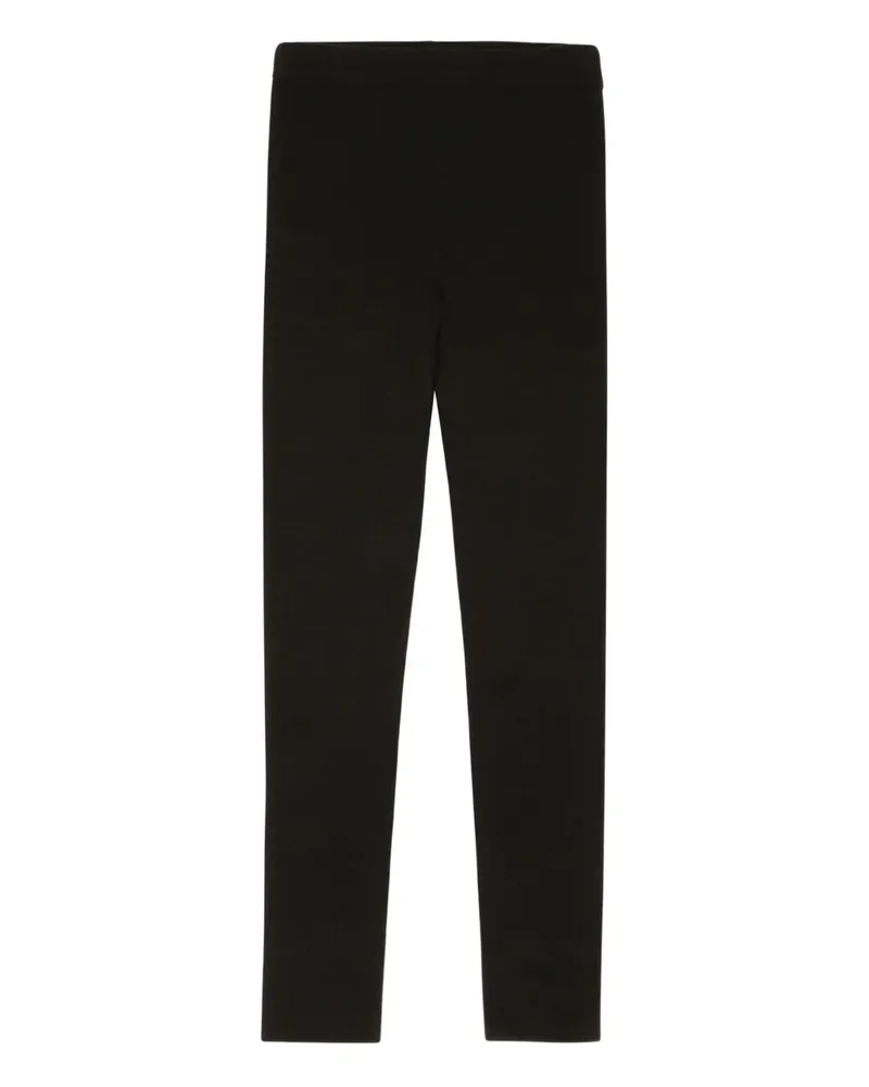 Bally Gerippte Kaschmirleggings - Schwarz Schwarz