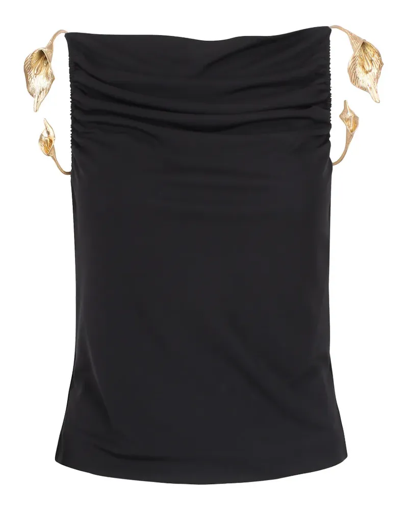 Cult Gaia ruched top - Schwarz Schwarz