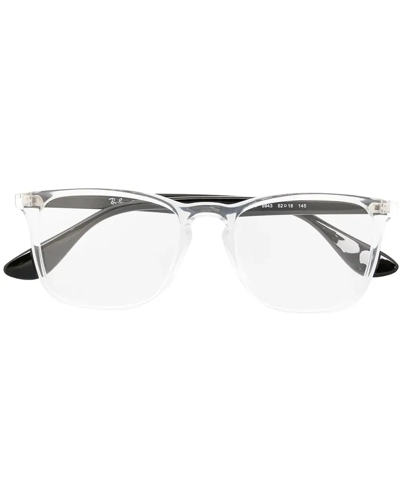 Ray Ban Brille mit transparentem Gestell - Nude Nude