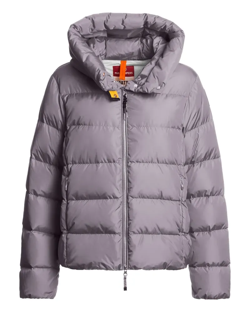 Parajumpers Gesteppte Kapuzenjacke - Grau Grau