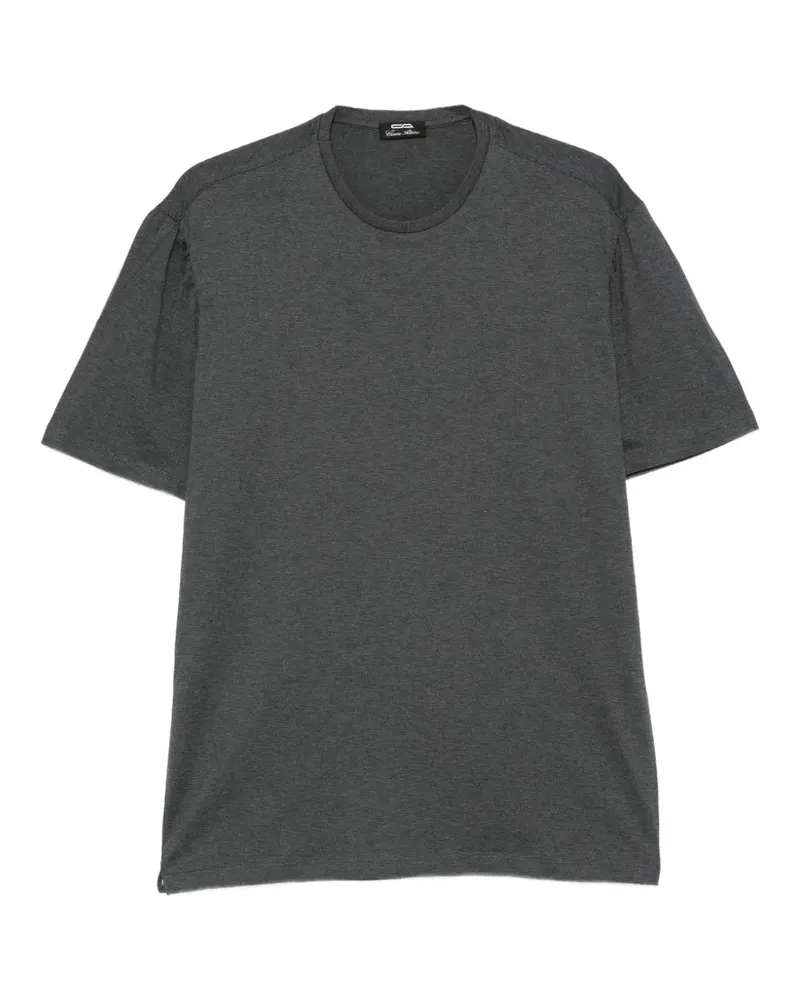Cesare Attolini Gerafftes T-Shirt - Grau Grau