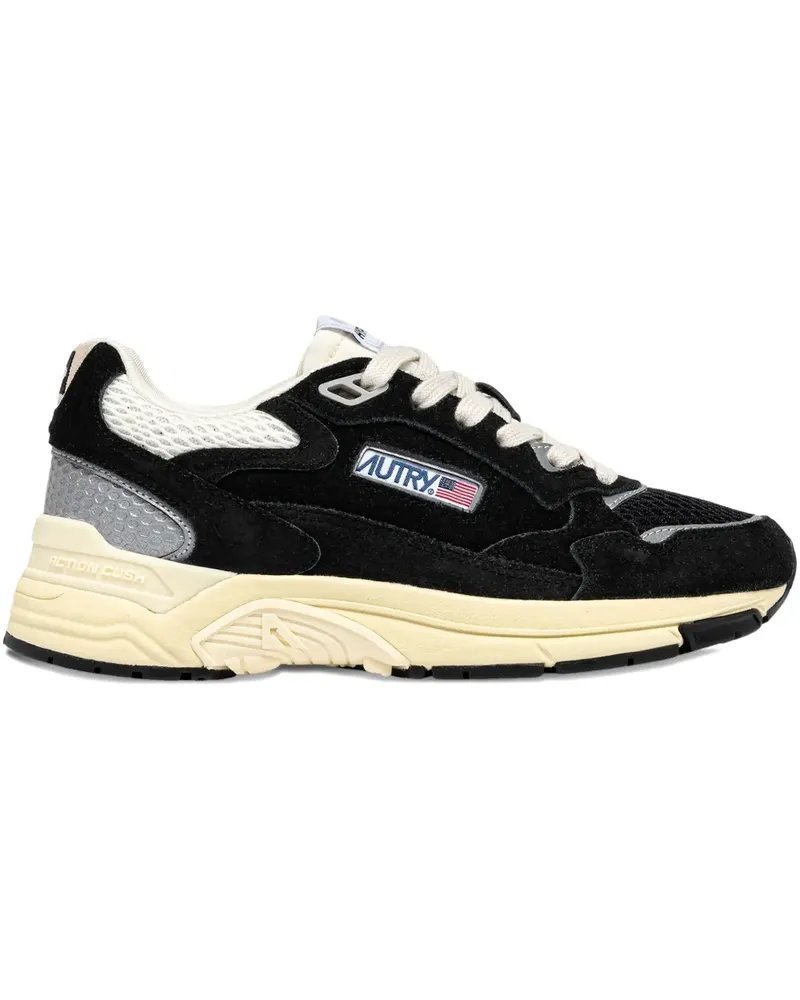 AUTRY Hyperway suede panelled sneakers - Schwarz Schwarz