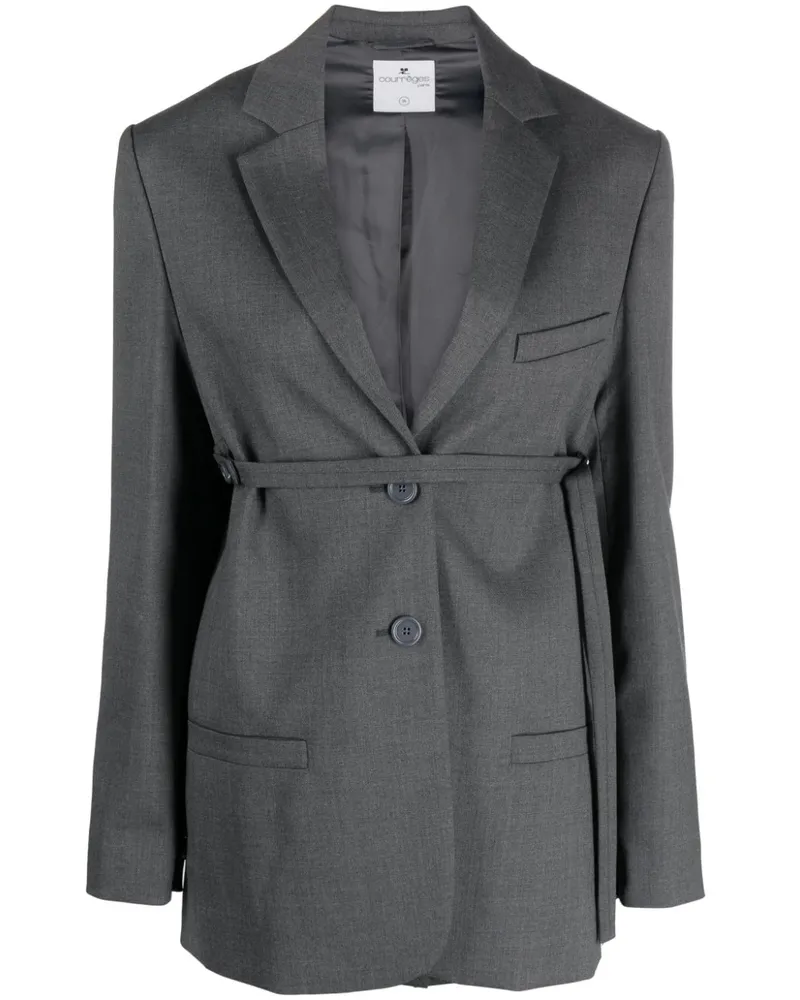 Courrèges Blazer Grau