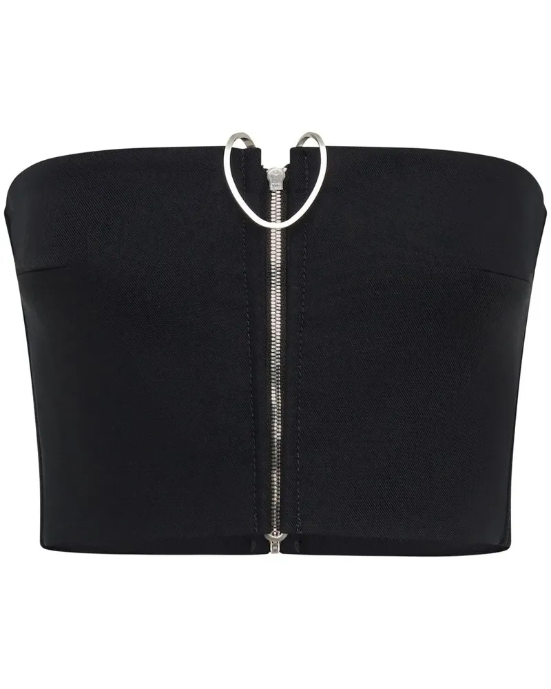 Dion Lee Mobius Bandeau-Top - Schwarz Schwarz