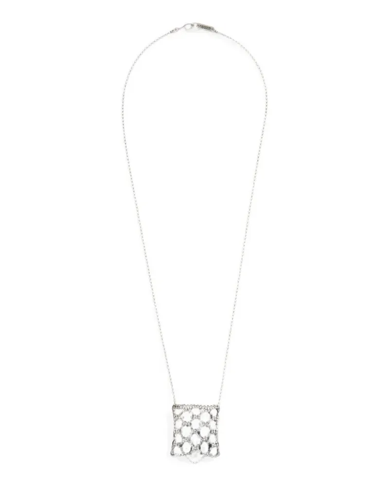 Isabel Marant Thalia Halskette mit Kristallen - Silber Silber