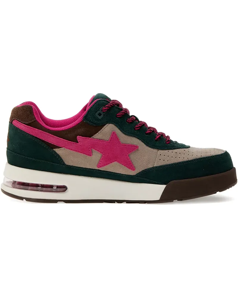 BAPE Sneakers aus Wildleder mit Stern-Patch - Pink Pink