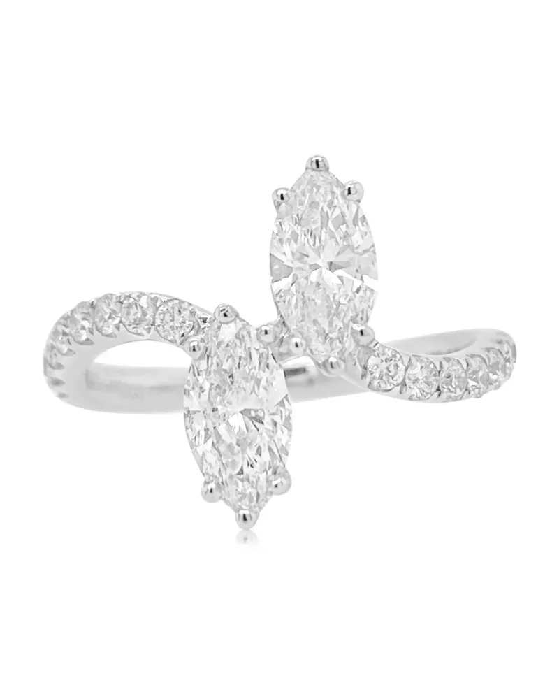 HYT Jewelry Ring aus Platin - Silber Silber