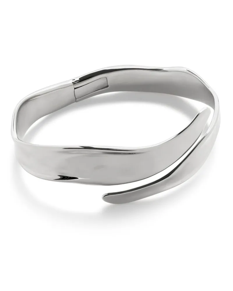 Monica Vinader Thje Wave Armspange - Silber Silber