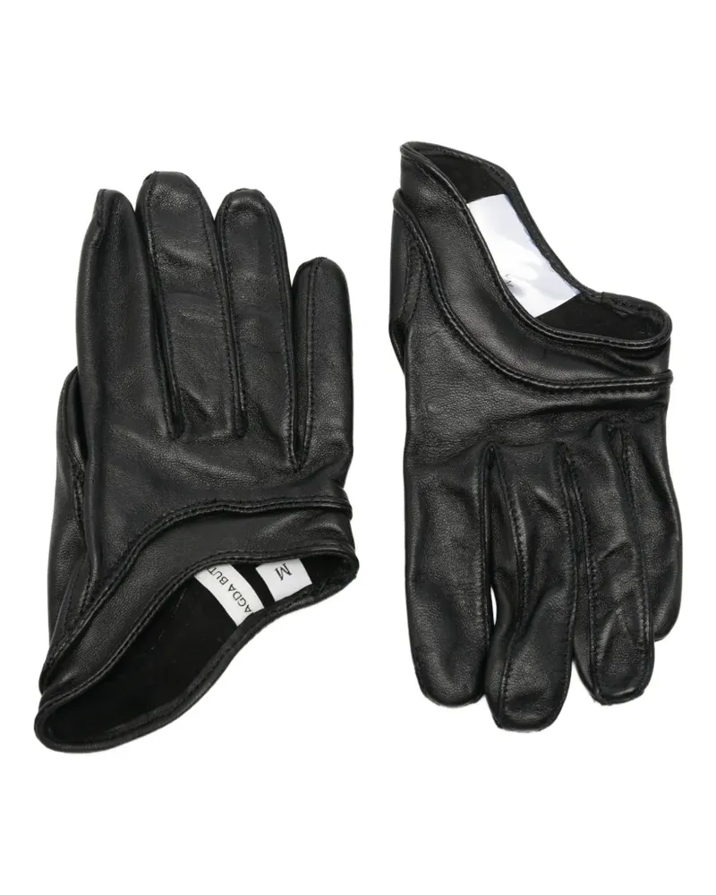 Magda Butrym Asymmetrische Handschuhe - Schwarz Schwarz