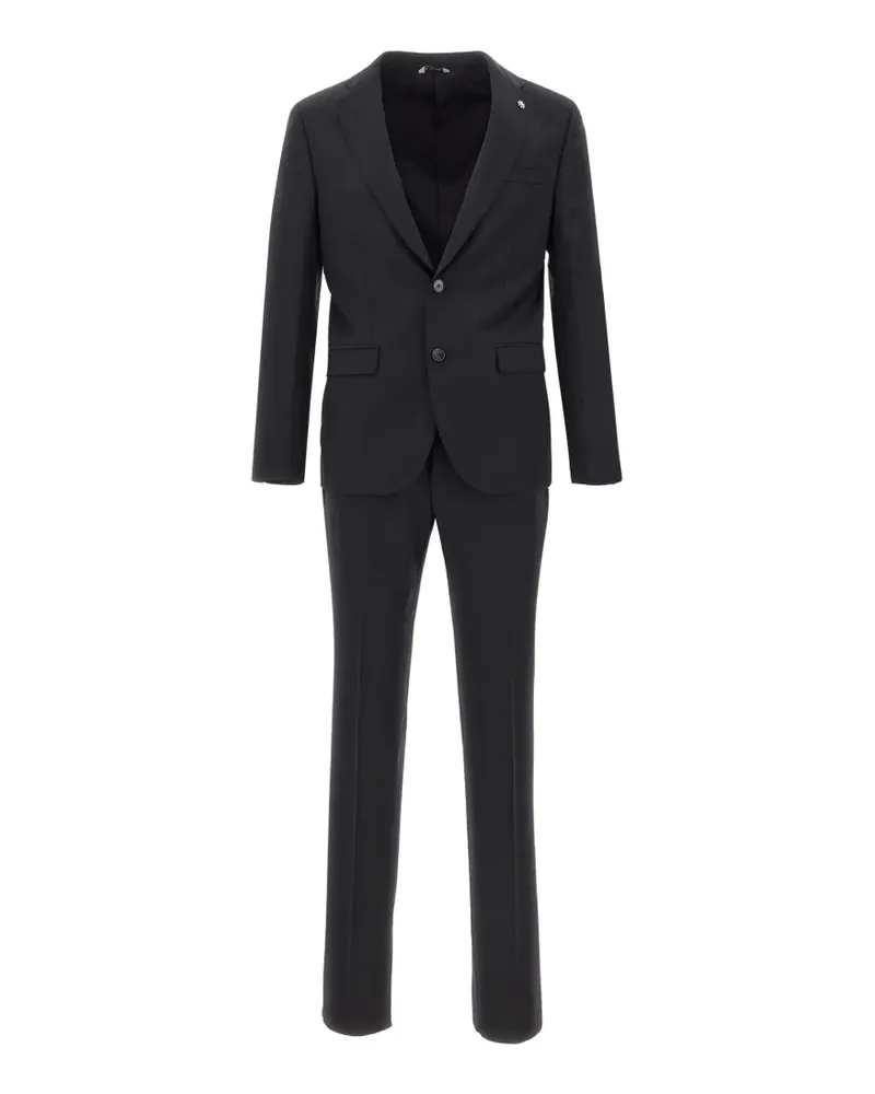 Manuel Ritz single-breasted slim-fit suit - Schwarz Schwarz