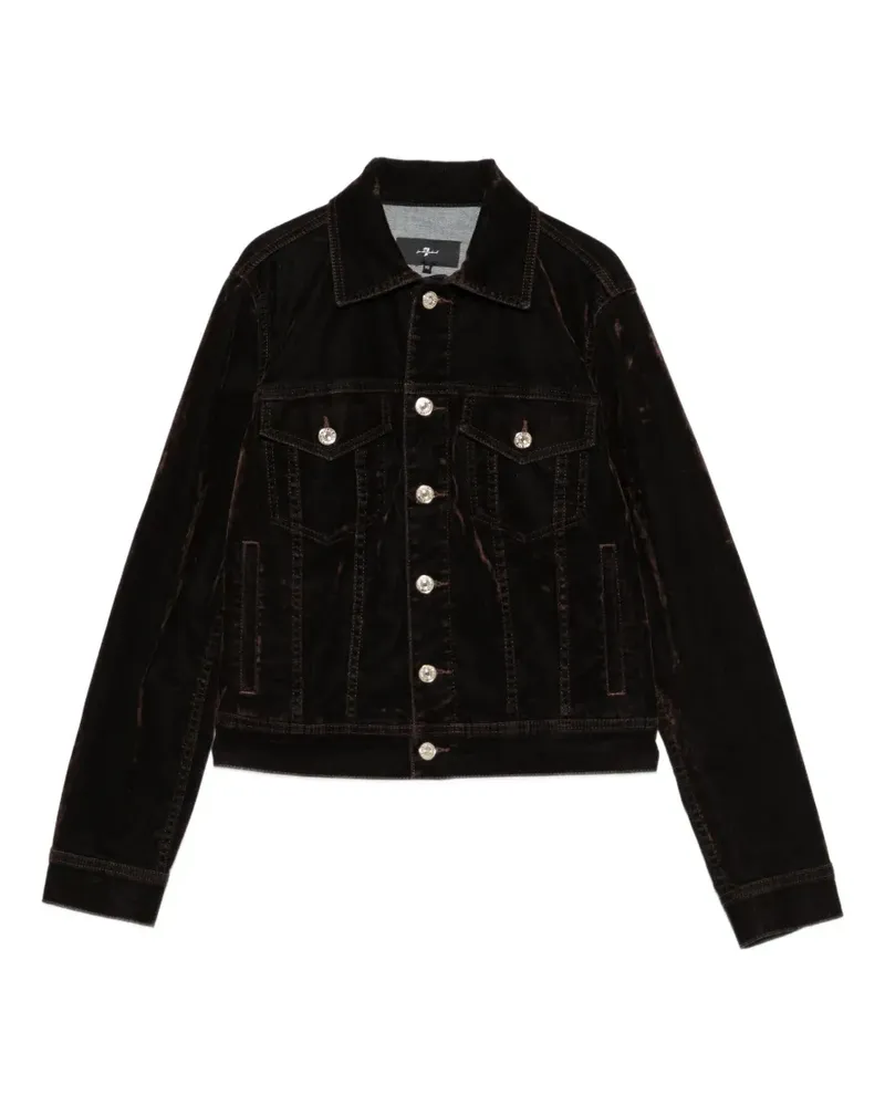 7 for all mankind Jacke mit Knöpfen - Braun Braun
