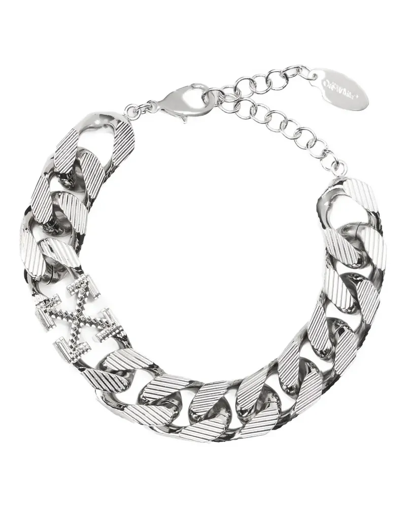 OFF-WHITE Arrow chain bracelet - Silber Silber