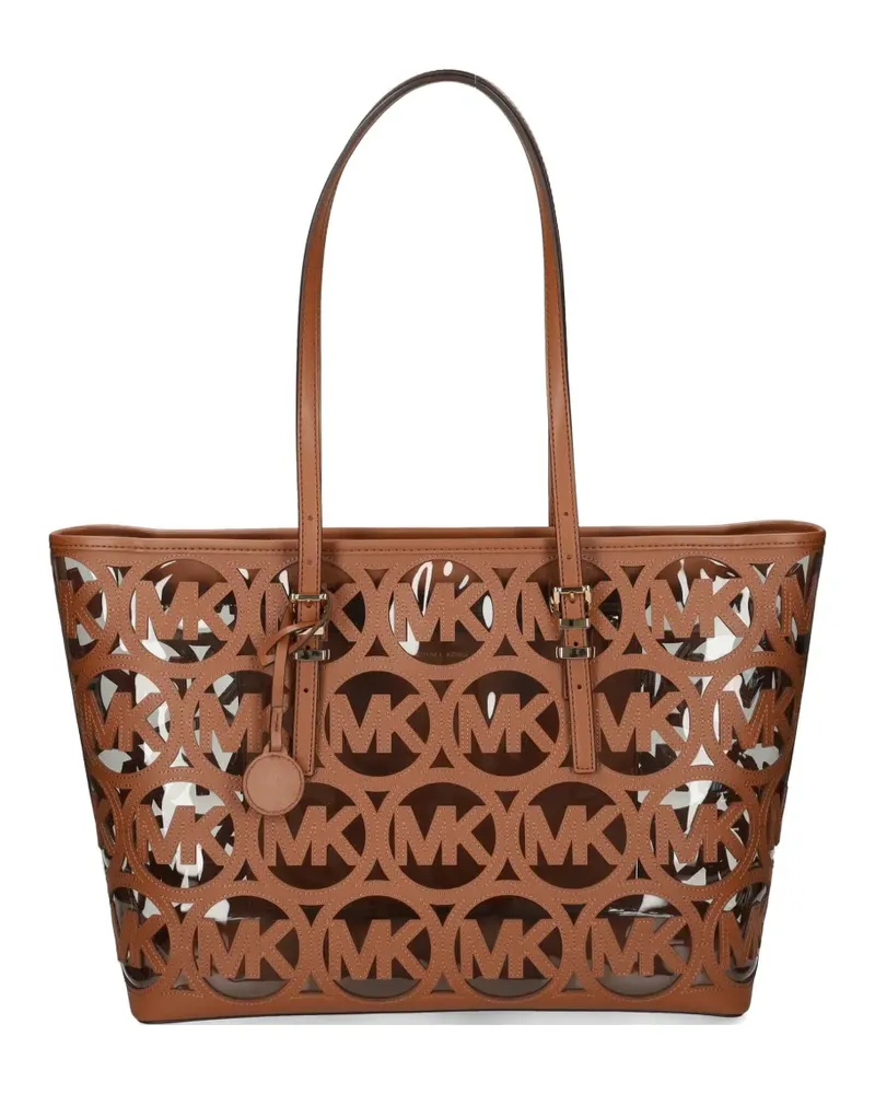 Michael Kors logo-cutout tote bag - Braun Braun