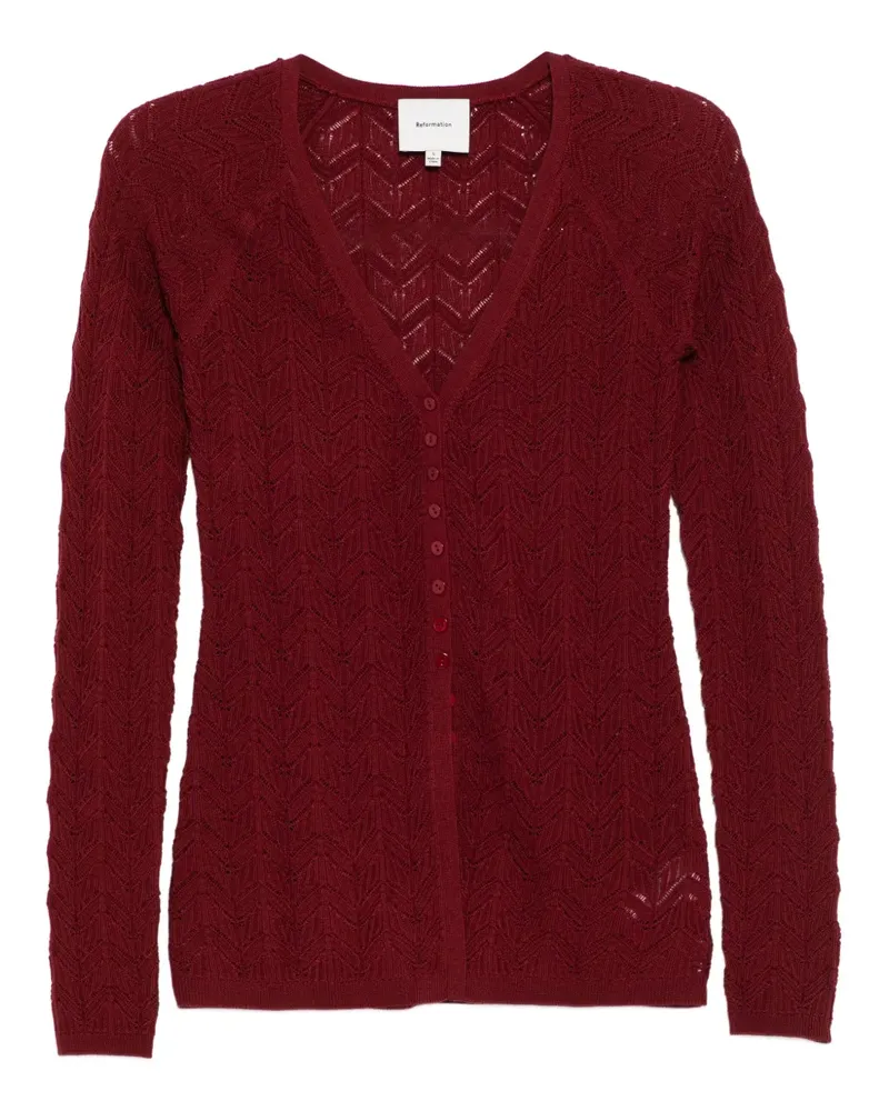 Reformation Sutton Pullover - Rot Rot