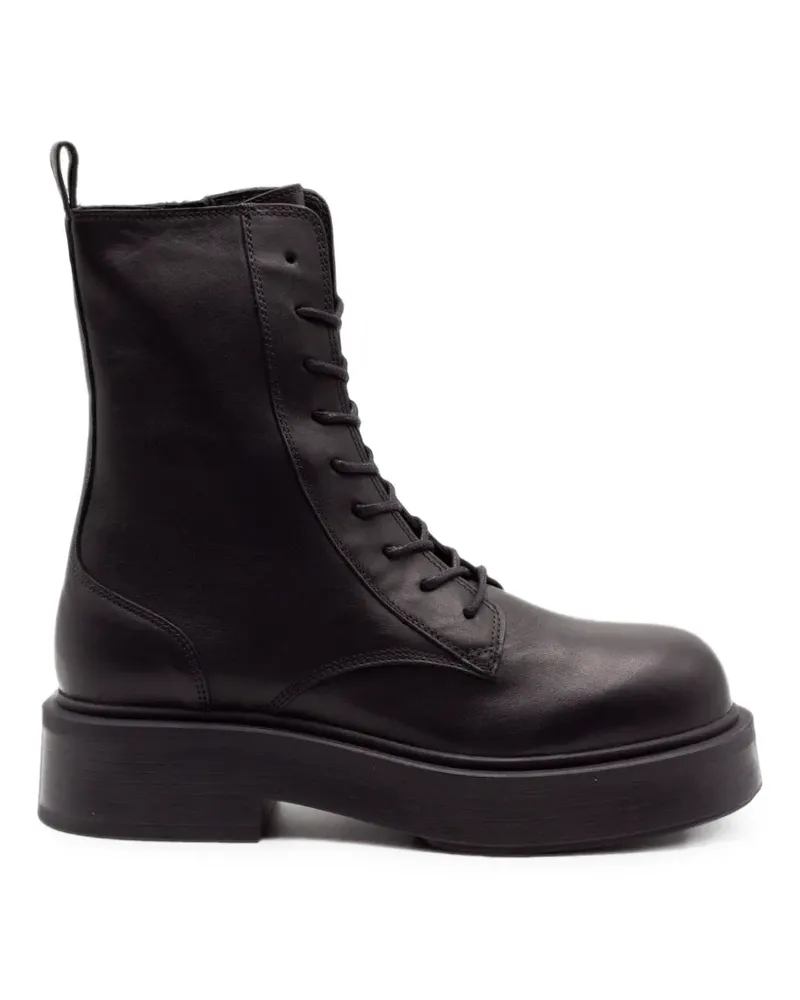 Vic Matié lace-up platform boots - Schwarz Schwarz