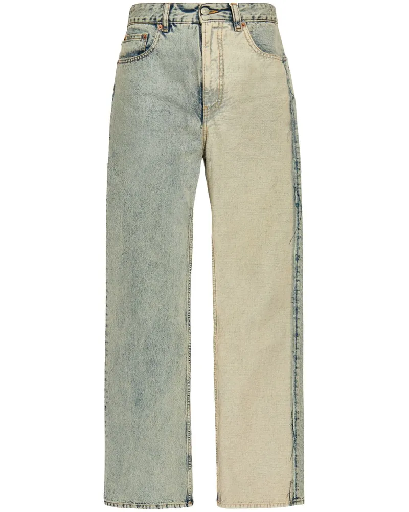 Maison Margiela low-rise wide-leg jeans Blau