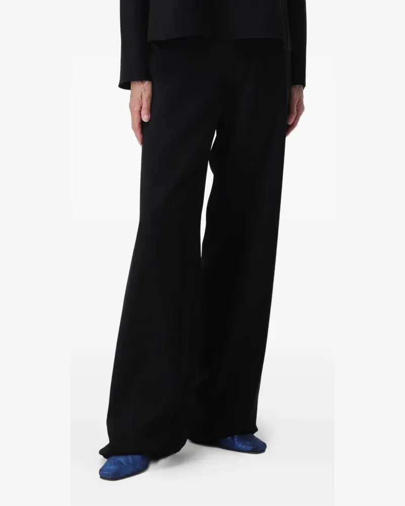 Giorgio Armani high waisted trousers - Schwarz Schwarz