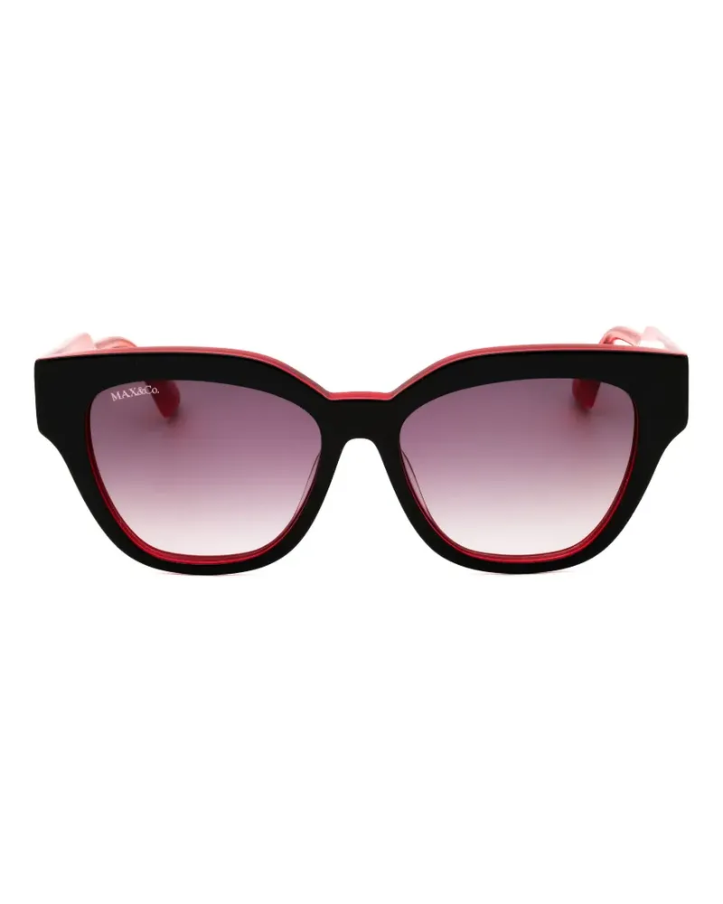 MAX&Co. rectangle-frame sunglasses - Schwarz Schwarz